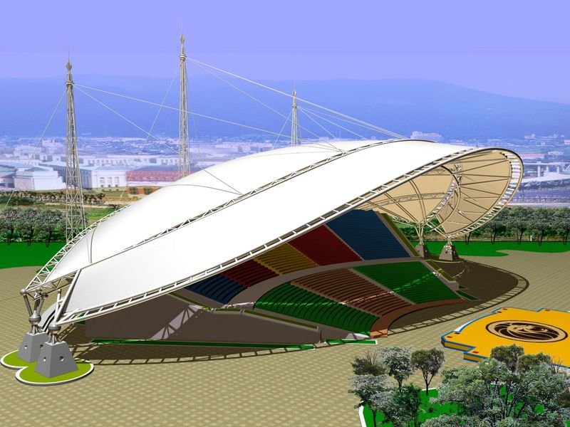 乌鲁木齐体育场膜结构